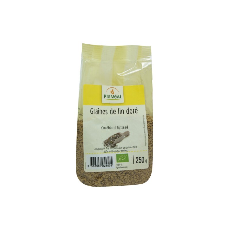 Vente direct producteur - Graines de Lin blond Bio 250 grs - Vivien d'Anjou